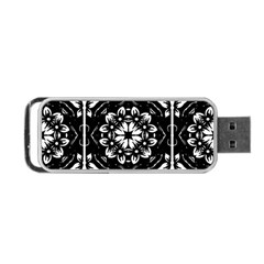 Kaleidoscope Mandala Art Portable Usb Flash (two Sides) by Sarkoni