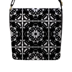 Kaleidoscope Mandala Art Flap Closure Messenger Bag (l) by Sarkoni