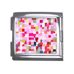 The Framework Paintings Square Mega Link Italian Charm (18mm) by Sarkoni