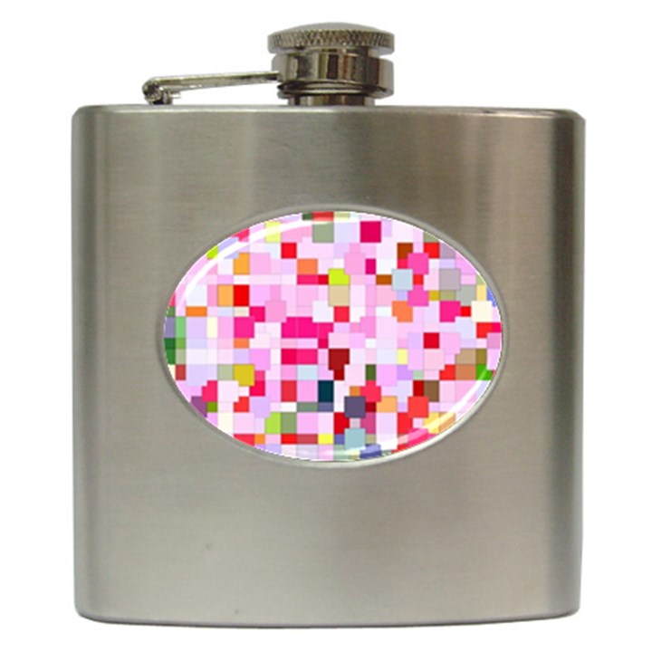 The Framework Paintings Square Hip Flask (6 oz)