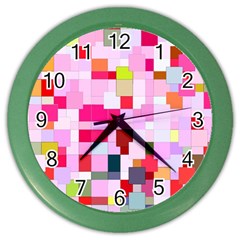 The Framework Paintings Square Color Wall Clock by Sarkoni