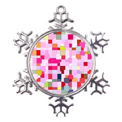 The Framework Paintings Square Metal Large Snowflake Ornament