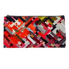 Maze Mazes Fabric Fabrics Color Pencil Case by Sarkoni