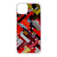 Maze Mazes Fabric Fabrics Color Iphone 14 Plus Tpu Uv Print Case by Sarkoni