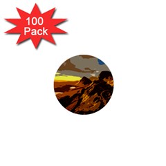 Scotland Monti Mountains Mountain 1  Mini Buttons (100 Pack)  by Sarkoni