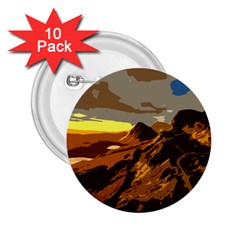 Scotland Monti Mountains Mountain 2 25  Buttons (10 Pack) 