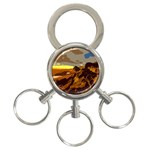 Scotland Monti Mountains Mountain 3-Ring Key Chain Front