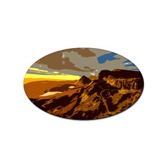 Scotland Monti Mountains Mountain Sticker Oval (10 Pack) by Sarkoni