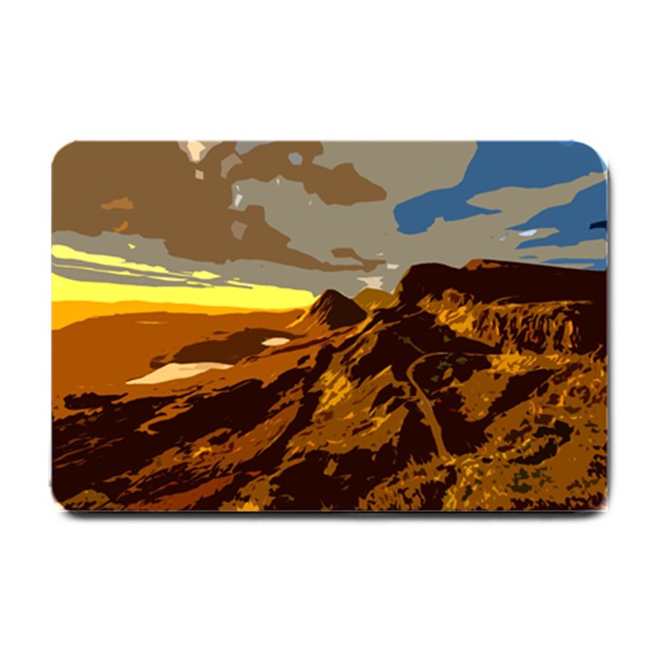 Scotland Monti Mountains Mountain Small Doormat