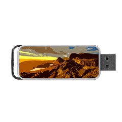 Scotland Monti Mountains Mountain Portable Usb Flash (one Side) by Sarkoni