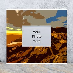 Scotland Monti Mountains Mountain White Wall Photo Frame 5  X 7  by Sarkoni