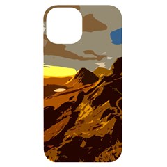 Scotland Monti Mountains Mountain Iphone 14 Black Uv Print Case by Sarkoni