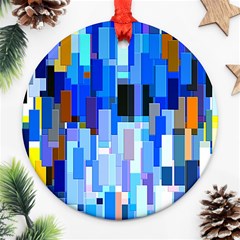 Color Colors Abstract Colorful Ornament (round) by Sarkoni