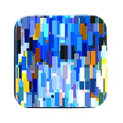 Color Colors Abstract Colorful Square Metal Box (black)