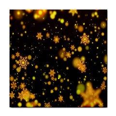 Background Black Blur Colorful Tile Coaster