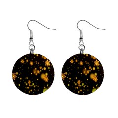 Background Black Blur Colorful Mini Button Earrings