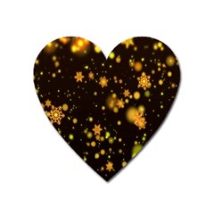 Background Black Blur Colorful Heart Magnet