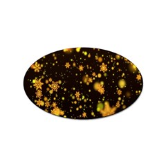 Background Black Blur Colorful Sticker Oval (10 pack)