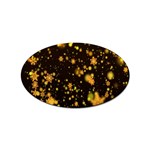 Background Black Blur Colorful Sticker Oval (10 pack) Front