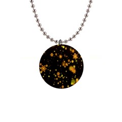 Background Black Blur Colorful 1  Button Necklace