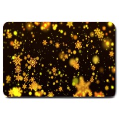 Background Black Blur Colorful Large Doormat