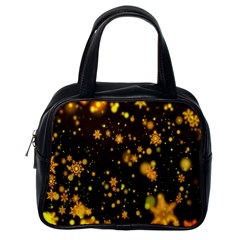 Background Black Blur Colorful Classic Handbag (One Side)