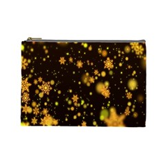 Background Black Blur Colorful Cosmetic Bag (large) by Sarkoni