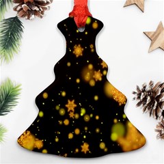 Background Black Blur Colorful Ornament (Christmas Tree) 