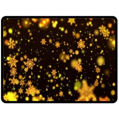 Background Black Blur Colorful Two Sides Fleece Blanket (Large)