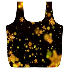 Background Black Blur Colorful Full Print Recycle Bag (XL)