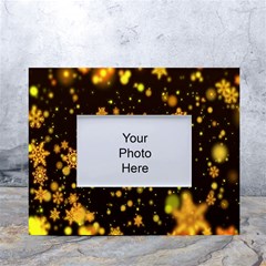 Background Black Blur Colorful White Tabletop Photo Frame 4 x6 