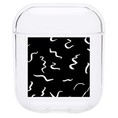 Scribbles Lines Drawing Picture Hard Pc Airpods 1/2 Case by Sarkoni