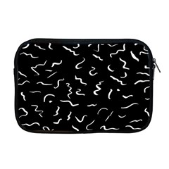 Scribbles Lines Drawing Picture Apple Macbook Pro 17  Zipper Case by Sarkoni