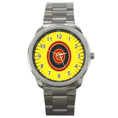 Art Decoration Wallpaper Bright Sport Metal Watch by Sarkoni