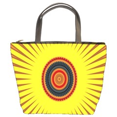 Art Decoration Wallpaper Bright Bucket Bag by Sarkoni