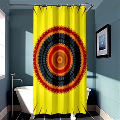 Art Decoration Wallpaper Bright Shower Curtain 36  X 72  (stall)  by Sarkoni