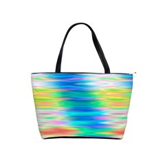 Wave Rainbow Bright Texture Classic Shoulder Handbag by Sarkoni