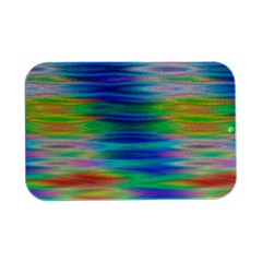 Wave Rainbow Bright Texture Open Lid Metal Box (silver)  