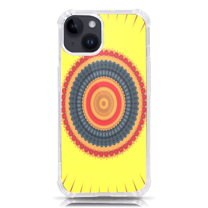 Art Decoration Wallpaper Bright iPhone 14 TPU UV Print Case