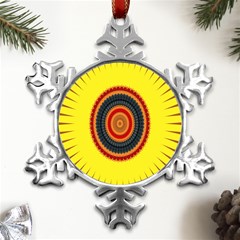 Art Decoration Wallpaper Bright Metal Small Snowflake Ornament by Sarkoni