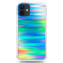 Wave Rainbow Bright Texture Iphone 12 Mini Tpu Uv Print Case	 by Sarkoni