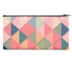 Background Geometric Triangle Pencil Case Back