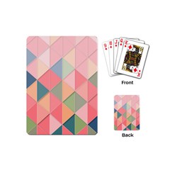 Background Geometric Triangle Playing Cards Single Design (mini)