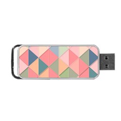 Background Geometric Triangle Portable Usb Flash (two Sides) by Sarkoni