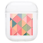 Background Geometric Triangle Soft TPU AirPods 1/2 Case Front