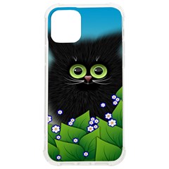 Kitten Black Furry Illustration Iphone 12/12 Pro Tpu Uv Print Case by Sarkoni