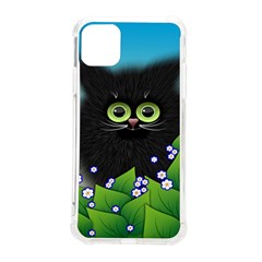 Kitten Black Furry Illustration Iphone 11 Pro Max 6 5 Inch Tpu Uv Print Case by Sarkoni