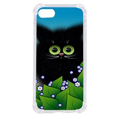 Kitten Black Furry Illustration Iphone Se by Sarkoni