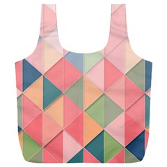 Background Geometric Triangle Full Print Recycle Bag (xxl) by Sarkoni