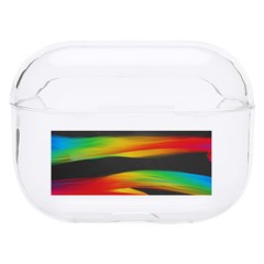 Colorful Background Hard Pc Airpods Pro Case by Sarkoni